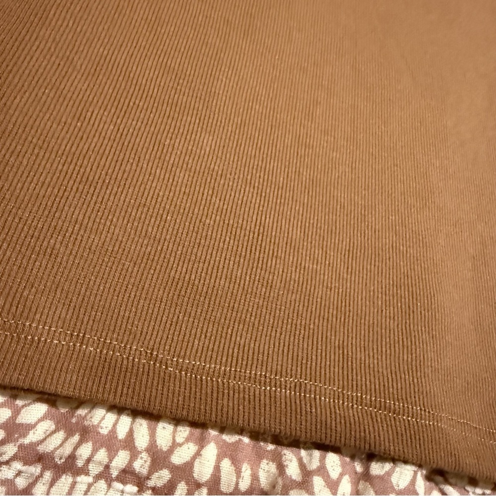Cotton On Brown Short Sleeve Scoop Neck Top - Picture 4 of 4